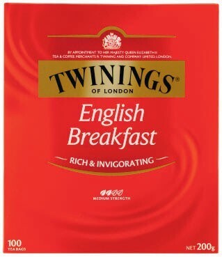 Coles Twinings Tea Bags 80 Pack-100 Pack offer