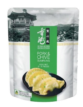 Coles Hong Kong Dim Sim Kitchen Pork & Chive Dumpling 200g offer