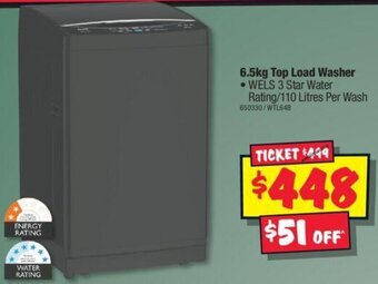 JB Hi-Fi CHiQ 6.5kg Top Load Washer offer