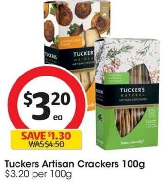 Tuckers Artisan Crackers 100g