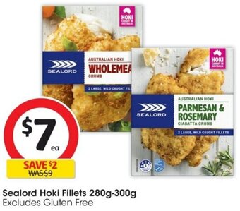Coles Sealord Hoki Fillets 280g-300g offer