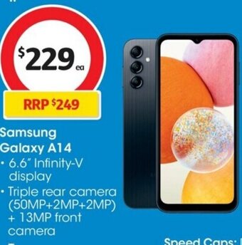 Coles Samsung Galaxy A14 offer