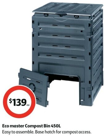 Coles Eco master Compost Bin 450L offer