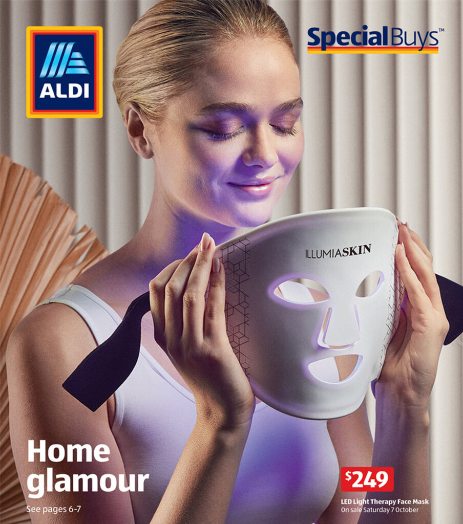 LED Light Therapy Face Mask offer at ALDI