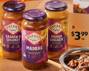 ALDI Patak's Simmer Sauces 450g offer