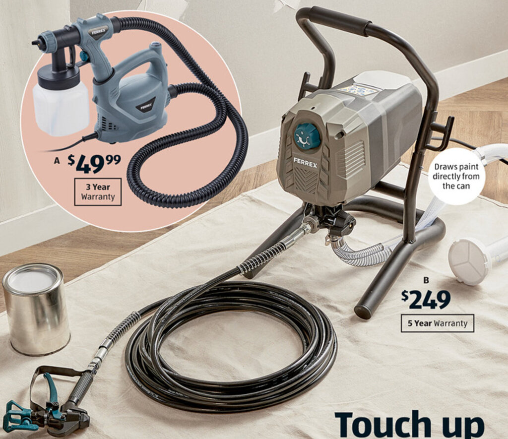Airless Paint Spray System offer at ALDI