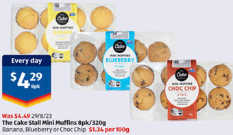 The Cake Stall Mini Muffins 8pk/320g