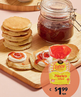 Bakers Life Sunny Pikelets 8pk/200g