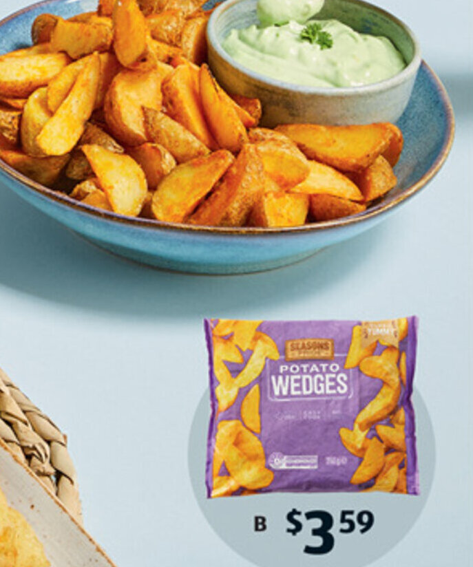 Seasons Pride Potato Wedges 750g offer at ALDI