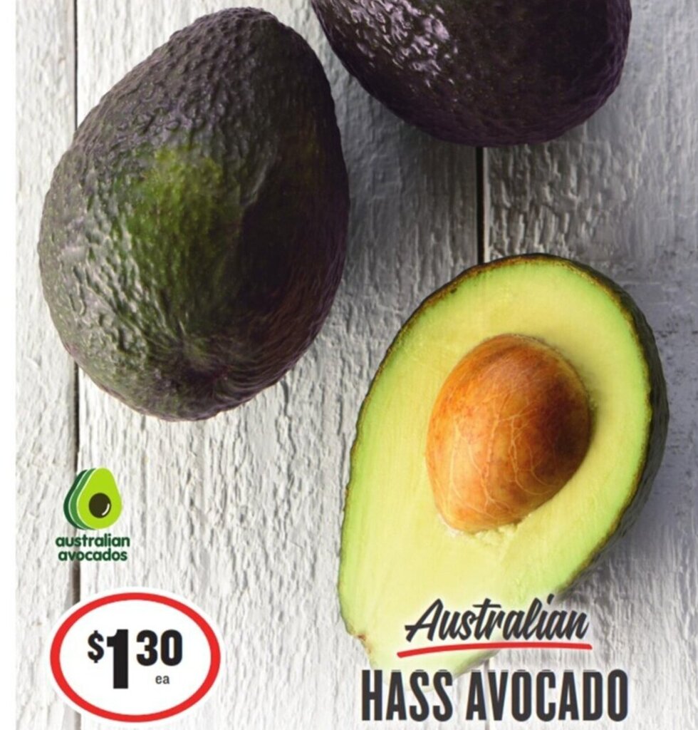 Australian HASS AVOCADO offer at IGA