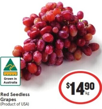 IGA Red Seedless Grapes offer