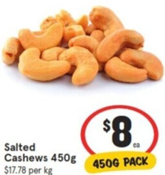 IGA Salted Cashews 450g offer