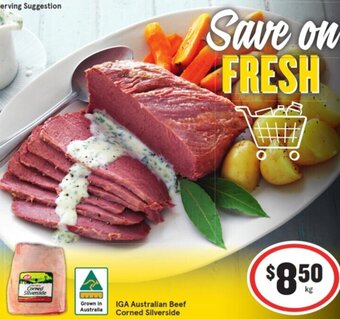 IGA IGA Australian Beef Corned Silverside offer