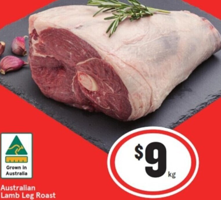Australian Lamb Leg Roast offer at IGA