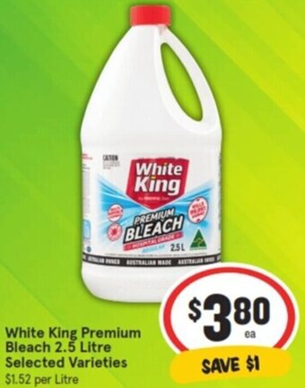 White King Premium Bleach 2.5 Litre