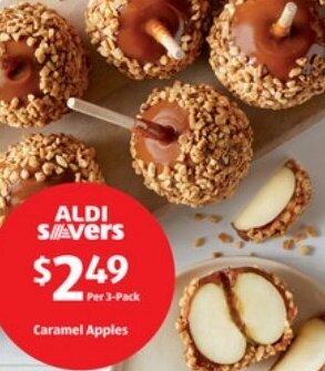 ALDI Caramel Apples offer