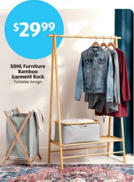 Aldi discount garment rack