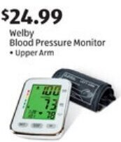 ALDI Welby Blood Pressure Monitor offer