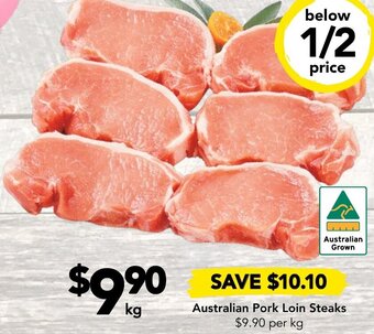 Drakes Australian Pork Loin Steaks offer