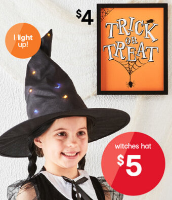 Kmart witches hat offer