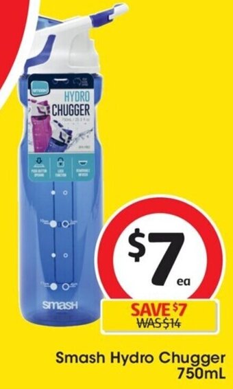 Coles Smash Hydro Chugger 750mL offer