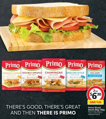 Coles Primo Sliced Meats 80g-100g offer