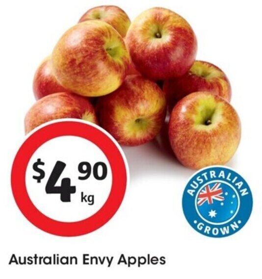 Australian Envy Apples offer at Coles