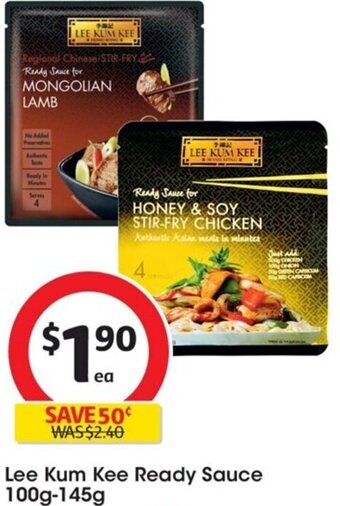 Coles Lee Kum Kee Ready Sauce 100g-145g offer