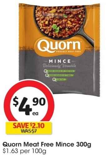Coles Quorn Meat Free Mince 300g offer