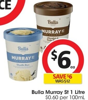 Coles Bulla Murray St 1 Litre offer