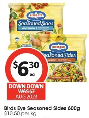 Coles Birds Eye Seasoned Sides 600g offer