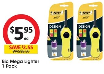Coles Bic Mega Lighter 1 Pack offer