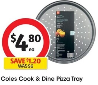Coles Coles Cook & Dine Pizza Tray offer