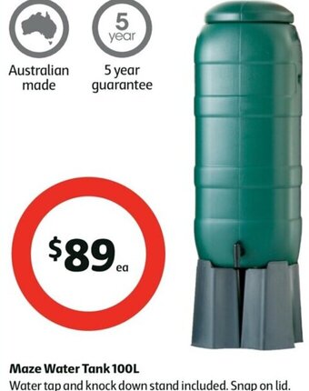 Maze Water Tank 100L
