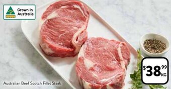 Foodworks Australian Beef Scotch Fillet Steak offer