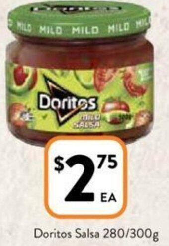 Foodworks Doritos Salsa 280/300g offer