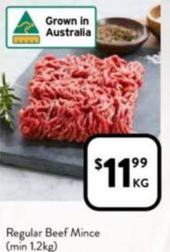 Foodworks Regular Beef Mince offer