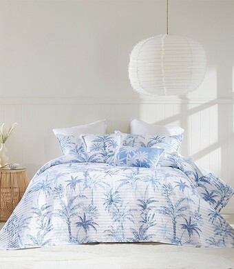 Pillow Talk Tallis palm coverlet pack by habitat offer
