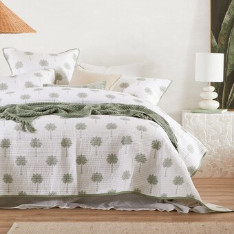 Pillow Talk Byron coverlet set by habitat offer