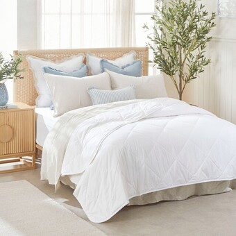 Pillow Talk Cool 200gsm washable australian wool cotton quilt by woolstar offer