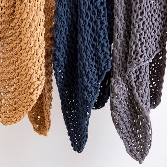 Pillow Talk Luna chunky knit throw by m.u.s.e offer
