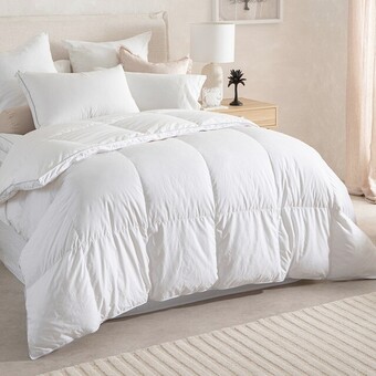 Pillow Talk 90/10 goose down year-round quilt by greenfirst offer