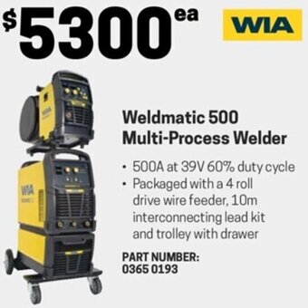 Blackwoods Weldmatic 500 Multi-Process Welder offer