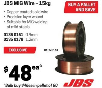 JBS MIG Wire - 15kg