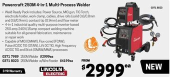 Blackwoods Powercraft 250M 4-in-1 Multi-Process Welder offer