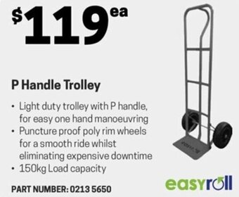 P Handle Trolley