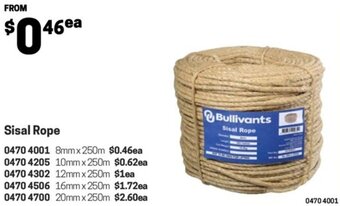 Blackwoods Sisal Rope offer