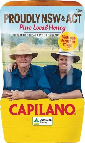 Woolworths Capilano Honey Upside Down 340g u2013 Excludes Organic & Manuka Honey offer