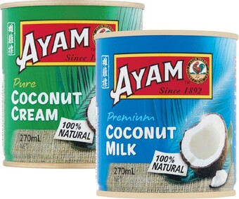 Ayam Coconut Milk or Cream 270ml