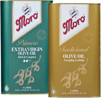 Woolworths Moro Extra Virgin Olive Oil 4 Litre offer